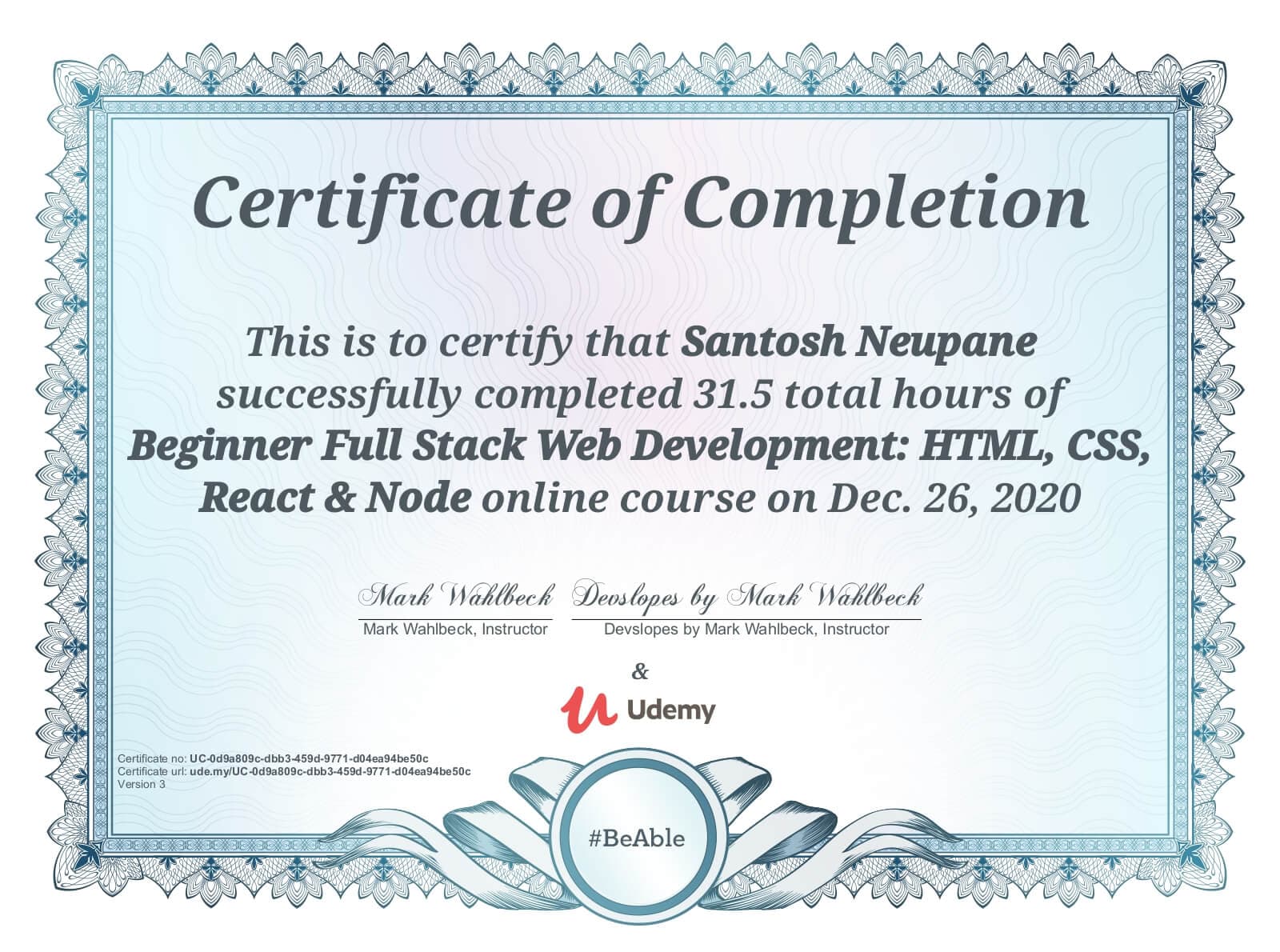 certificate image